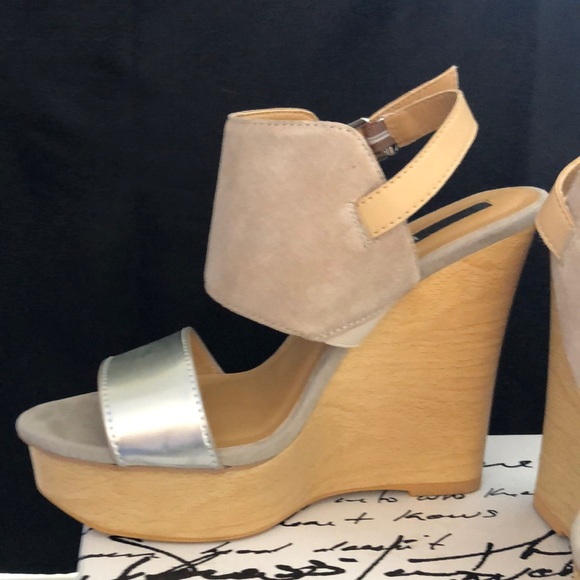 Kensie High Wedge Slip on Sandal - Picture 7 of 8